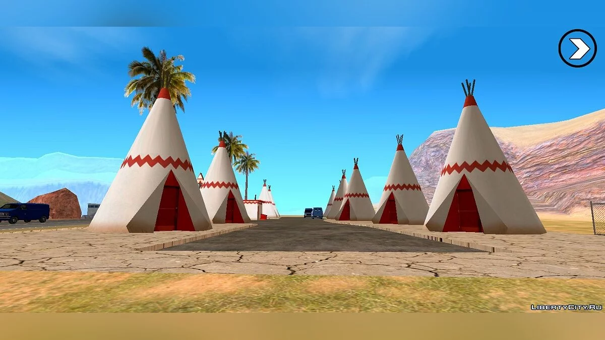 Rosa Project: HD текстури для пустелі Лас-Вентурас / GTA San Andreas (iOS, Android)