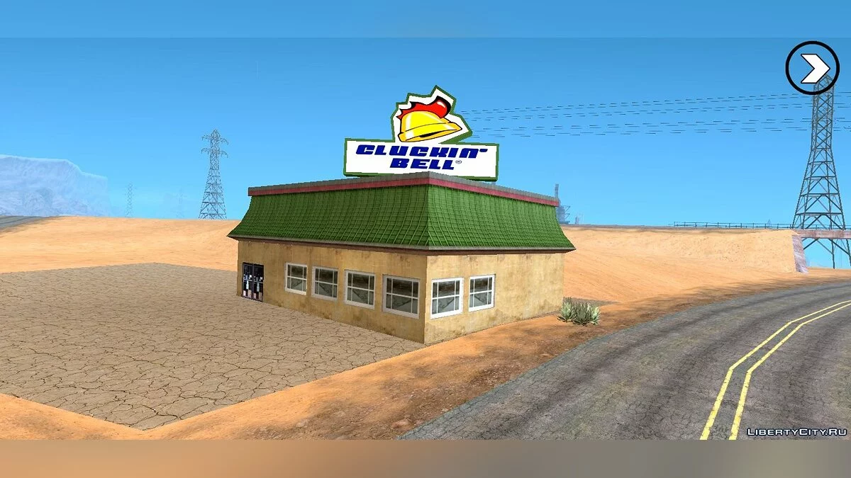 Rosa Project: HD текстури для пустелі Лас-Вентурас / GTA San Andreas (iOS, Android)