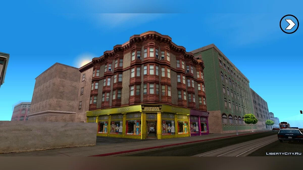 Проект Роза: HD текстури для Сан-Фіерро / GTA San Andreas (iOS, Android)