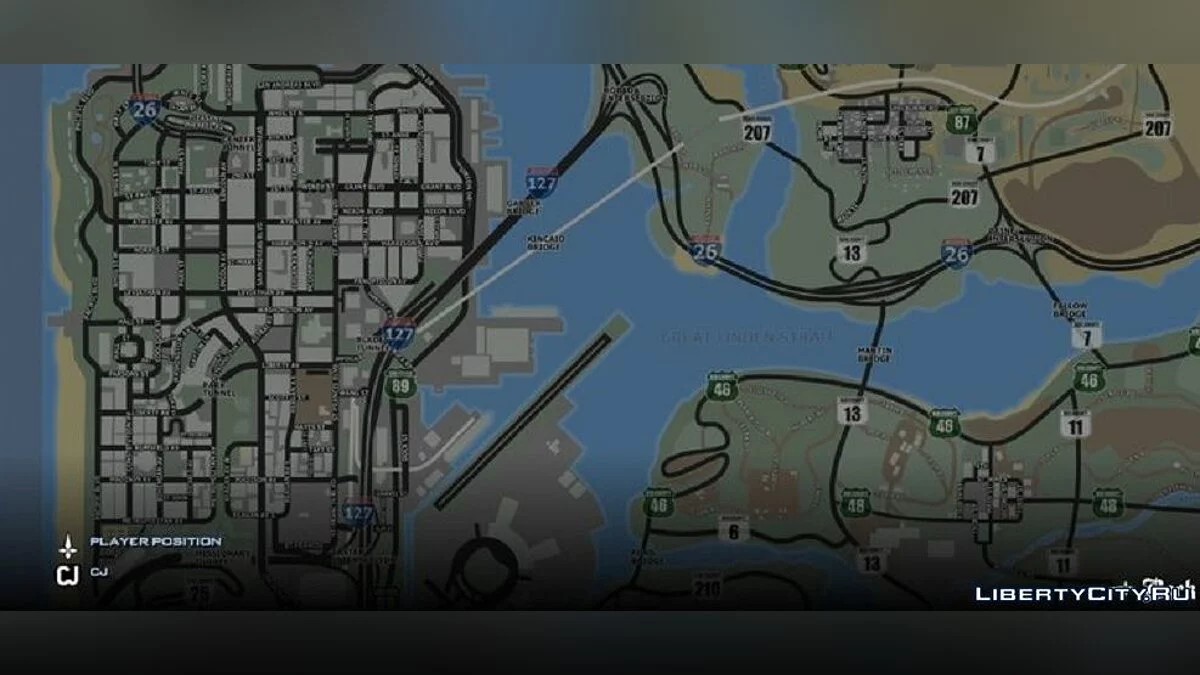 خريطة الطريق V3.0 / GTA سان أندرياس (iOS، أندرويد)