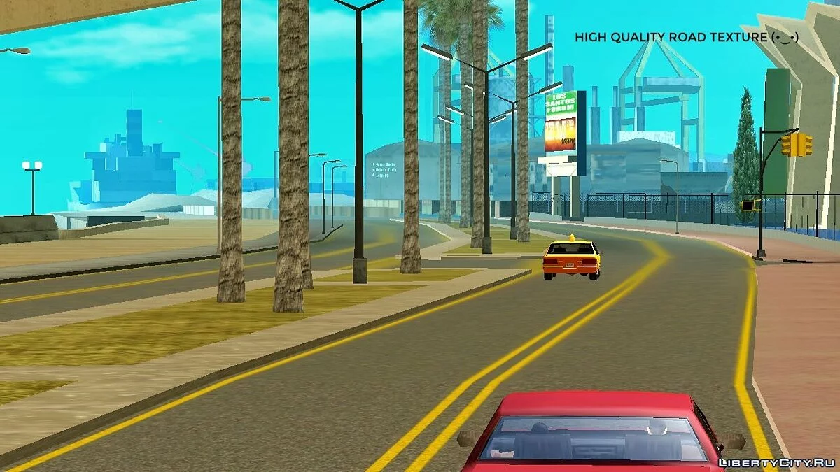 Tekstur Baru untuk Jalan / GTA San Andreas (iOS, Android)