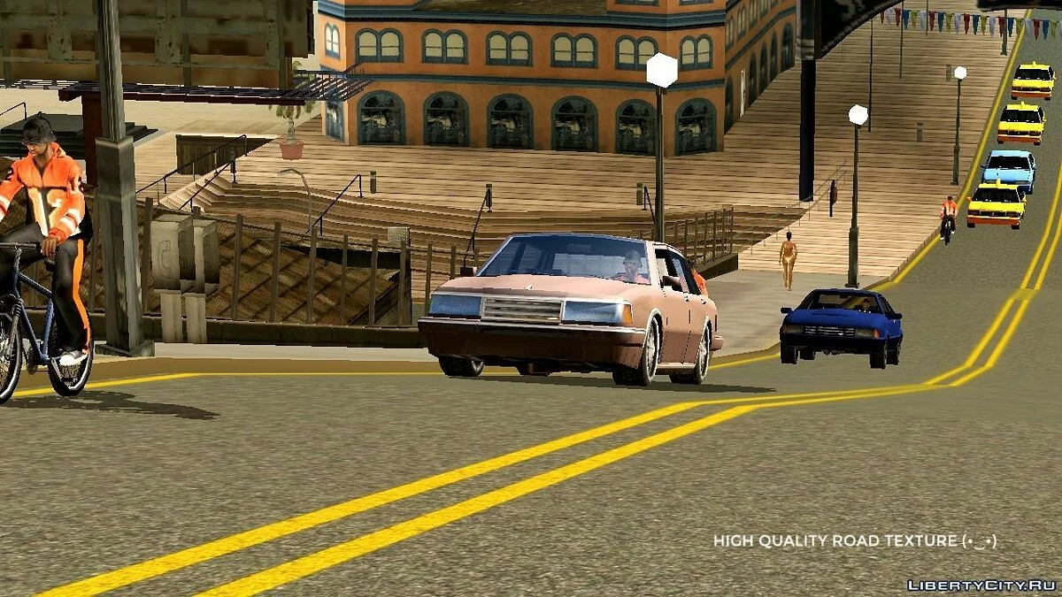 Tekstur Baru untuk Jalan / GTA San Andreas (iOS, Android)