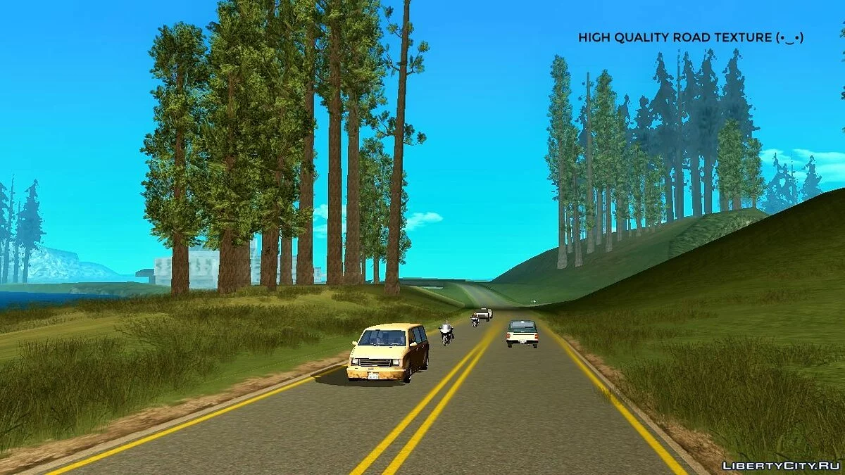 Tekstur Baru untuk Jalan / GTA San Andreas (iOS, Android)