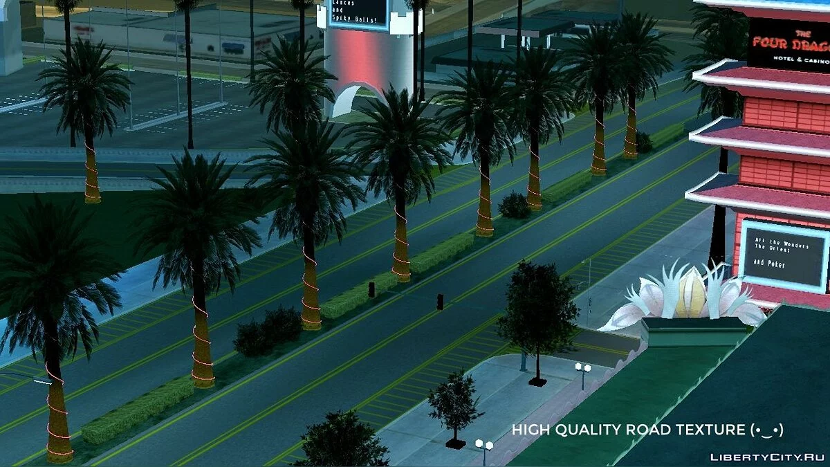 Tekstur Baru untuk Jalan / GTA San Andreas (iOS, Android)