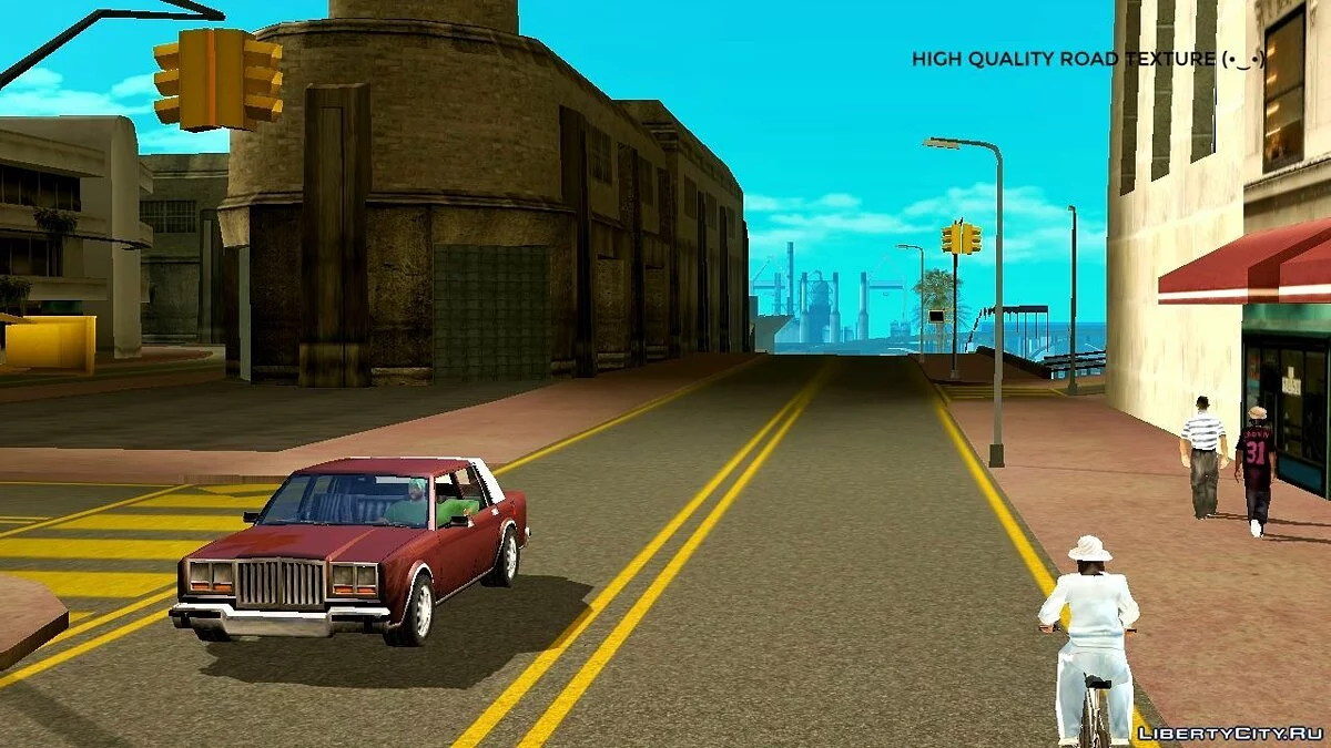 Tekstur Baru untuk Jalan / GTA San Andreas (iOS, Android)