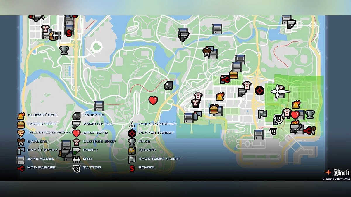 Радар у стилі Google Maps / GTA San Andreas (iOS, Android)