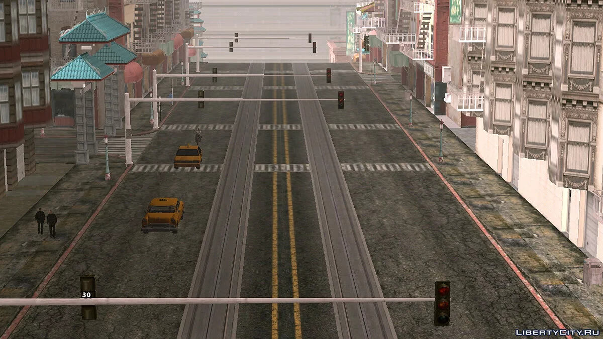 طرق وأرصفة جديدة / GTA سان أندرياس (iOS، أندرويد)