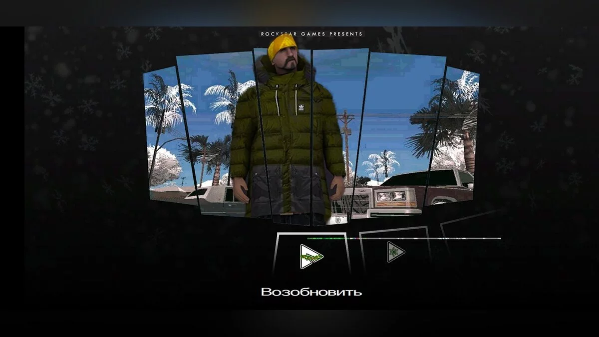 Wintermenü / GTA San Andreas (iOS, Android)
