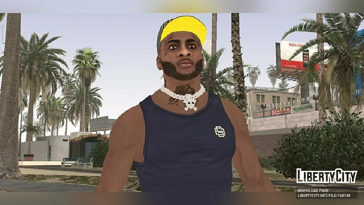 Novo Rosto para Franklin / GTA San Andreas (iOS, Android)