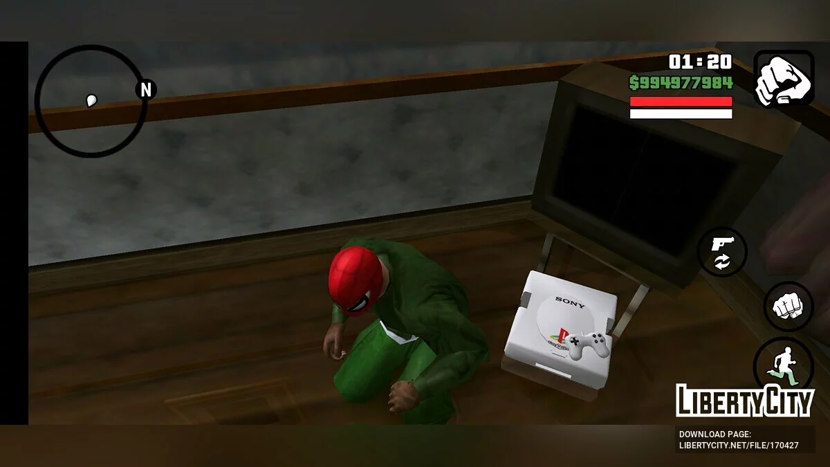 PlayStation 1 / GTA سان أندرياس (iOS، أندرويد)