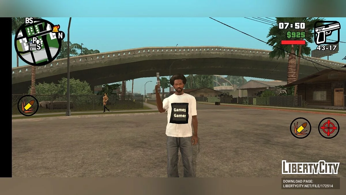 Color buttons / GTA San Andreas (iOS, Android)