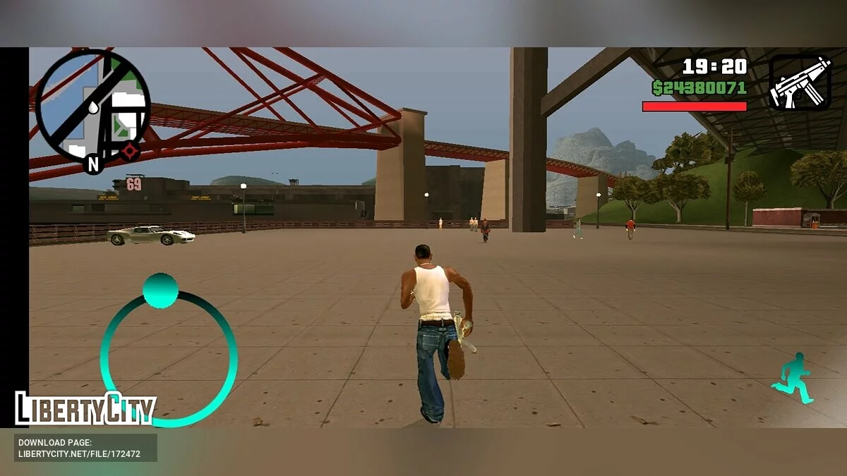 Botões de Controle Modificados / GTA San Andreas (iOS, Android)