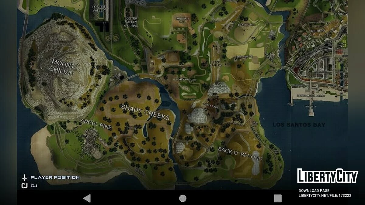 4k Sattilite Map / GTA San Andreas (iOS, Android)