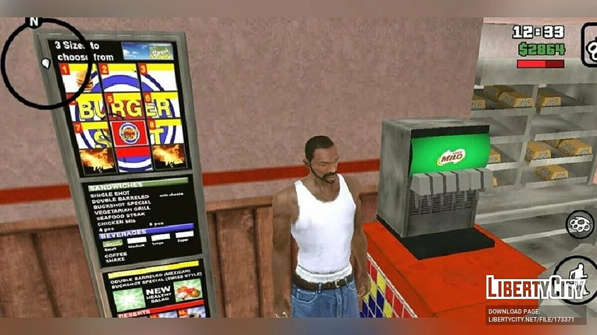 Новые автоматы в интерьерах / GTA San Andreas (iOS, Android)