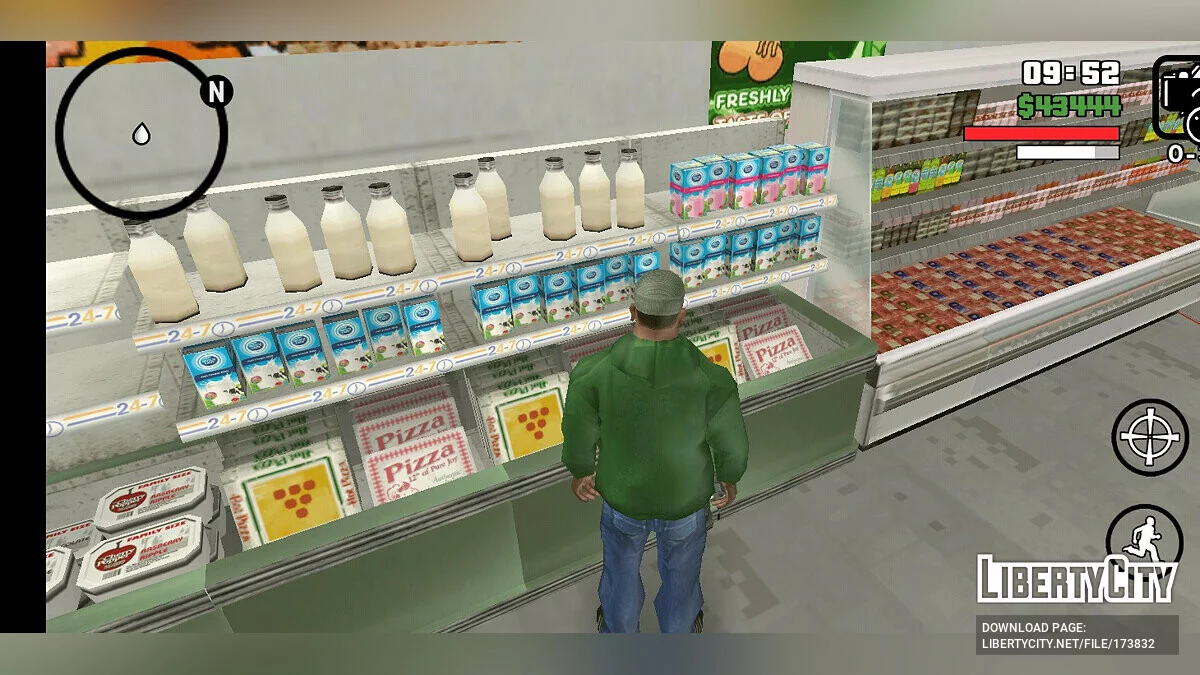 Neue Texturen für den Shop-Innenraum / GTA San Andreas (iOS, Android)