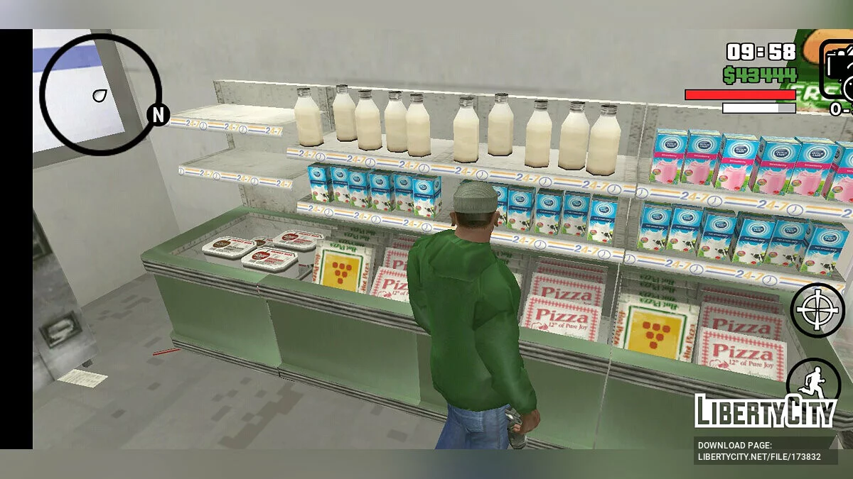 Neue Texturen für den Shop-Innenraum / GTA San Andreas (iOS, Android)