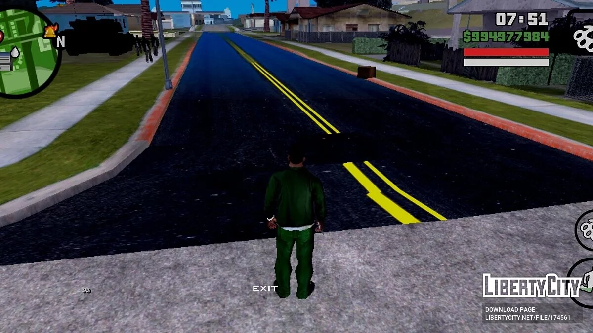 Realistic Black Roads / GTA San Andreas (iOS, Android)