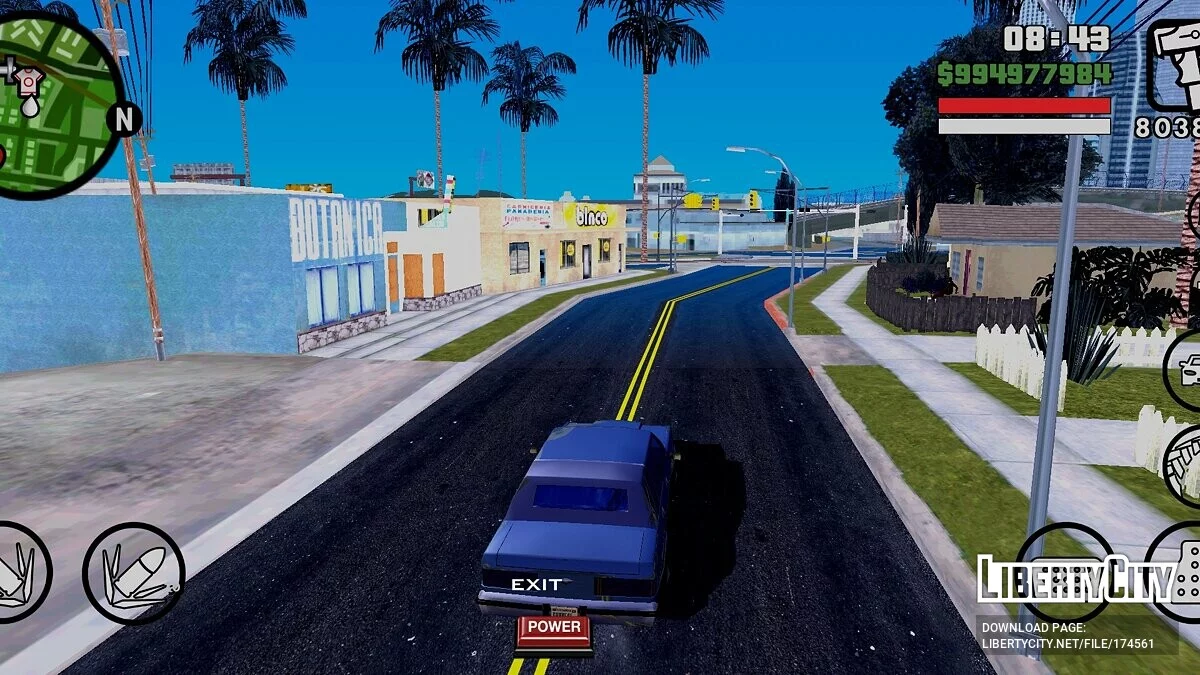 Realistic Black Roads / GTA San Andreas (iOS, Android)