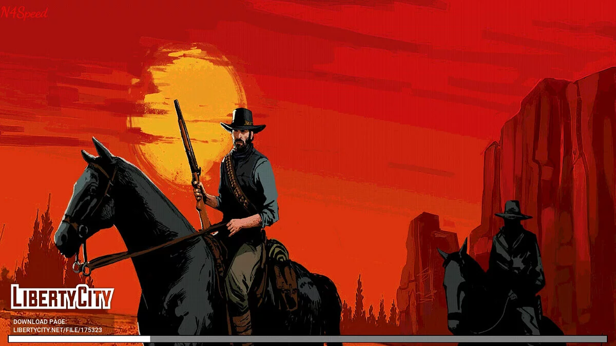 Red Dead Redemption Loadscreen & Menu / GTA San Andreas (iOS, Android)