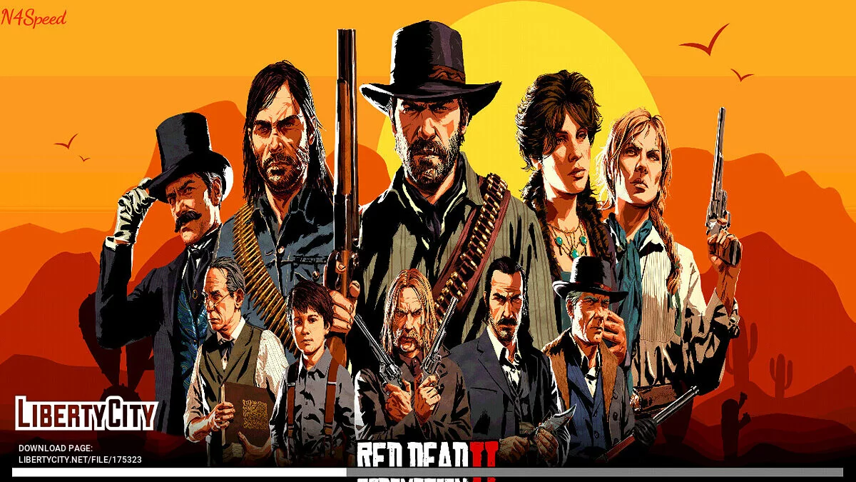 Red Dead Redemption Loadscreen & Menu / GTA San Andreas (iOS, Android)