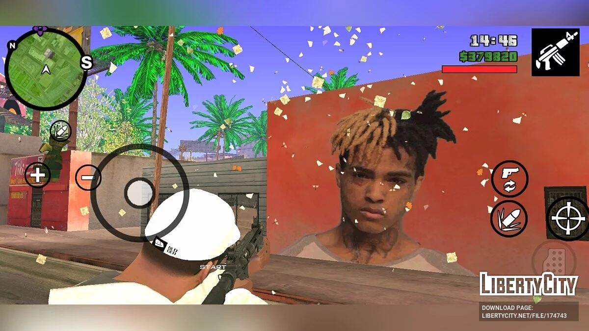 XXXTentacion Mural / GTA San Andreas (iOS, Android)