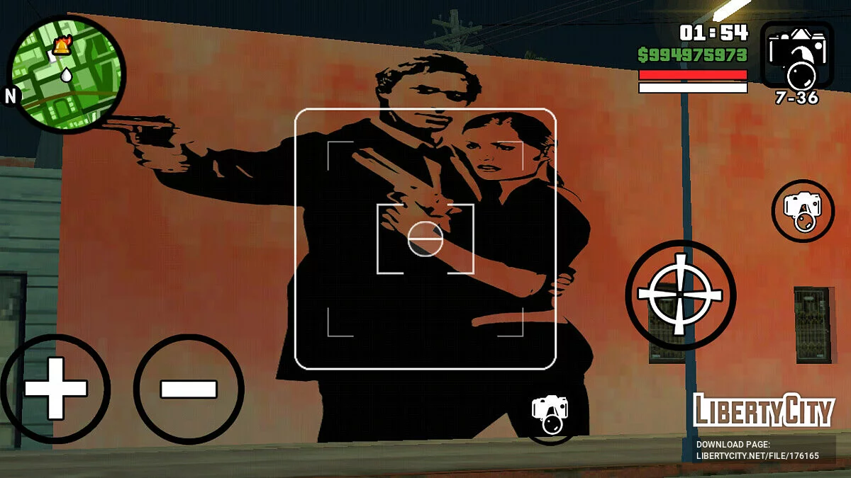 Max Payne 2 Mural / GTA San Andreas (iOS, Android)