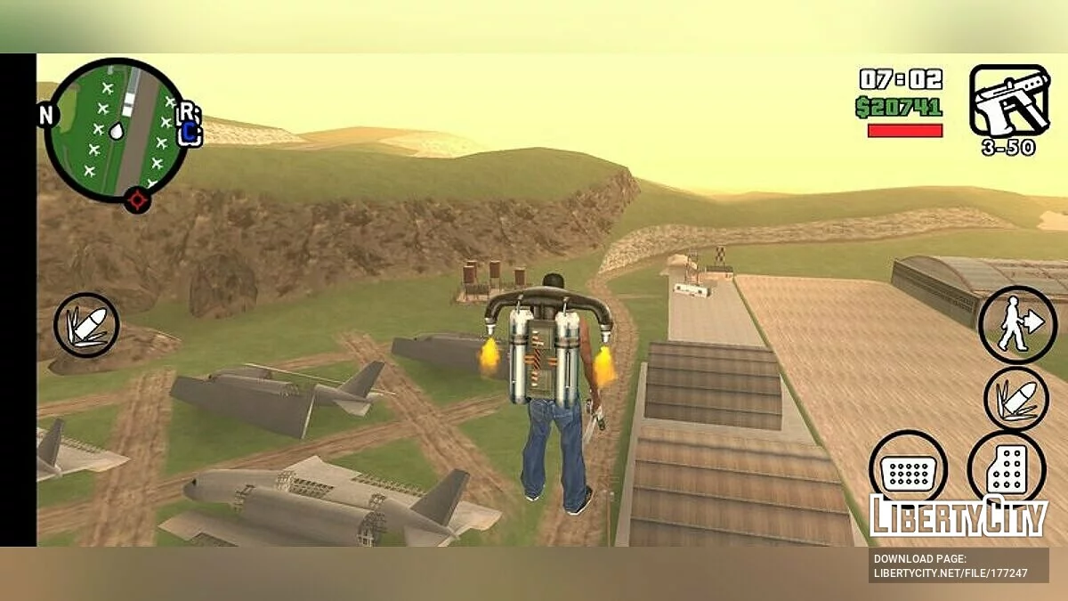 Désert vert / GTA San Andreas (iOS, Android)