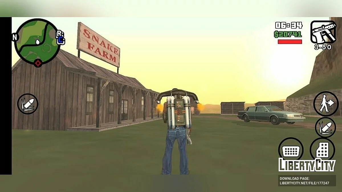 Désert vert / GTA San Andreas (iOS, Android)