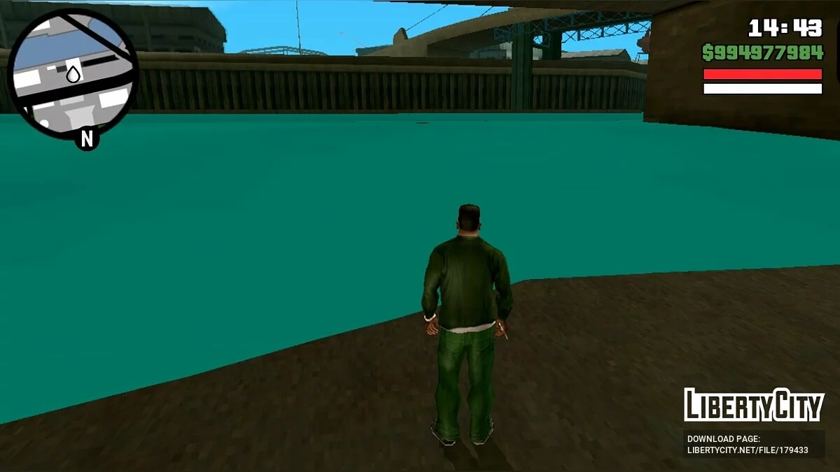 Нова текстура води / GTA San Andreas (iOS, Android)