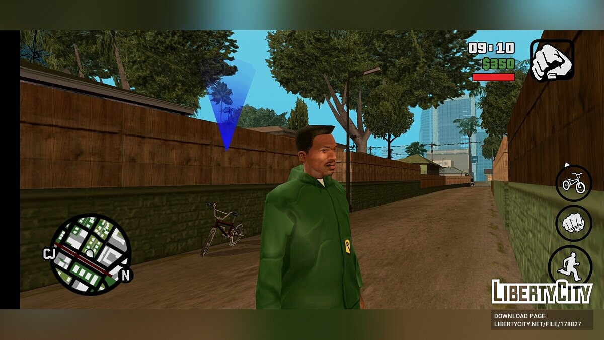 Download Xbox 360/PS3-like interface for GTA San Andreas (iOS, Android)