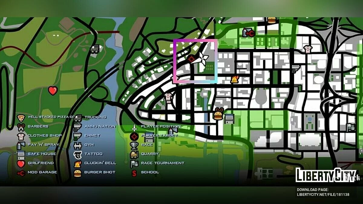 Mural com Kasumi e Mai Shiranui / GTA San Andreas (iOS, Android)