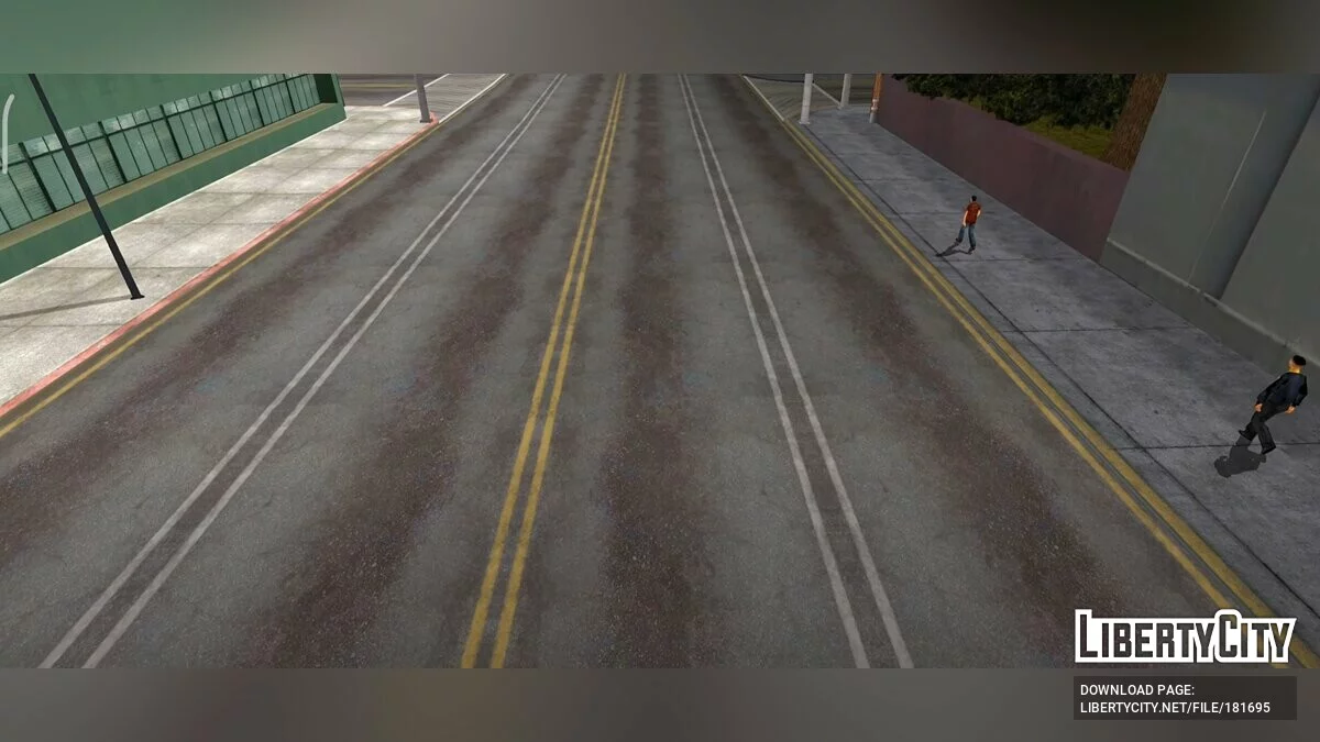 Neue Straßentexturen aus Definitive Edition / GTA San Andreas (iOS, Android)