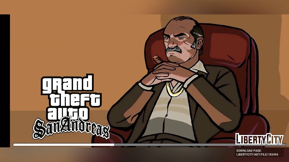 Menus et écrans de chargement style PC/PS2 / GTA San Andreas (iOS, Android)