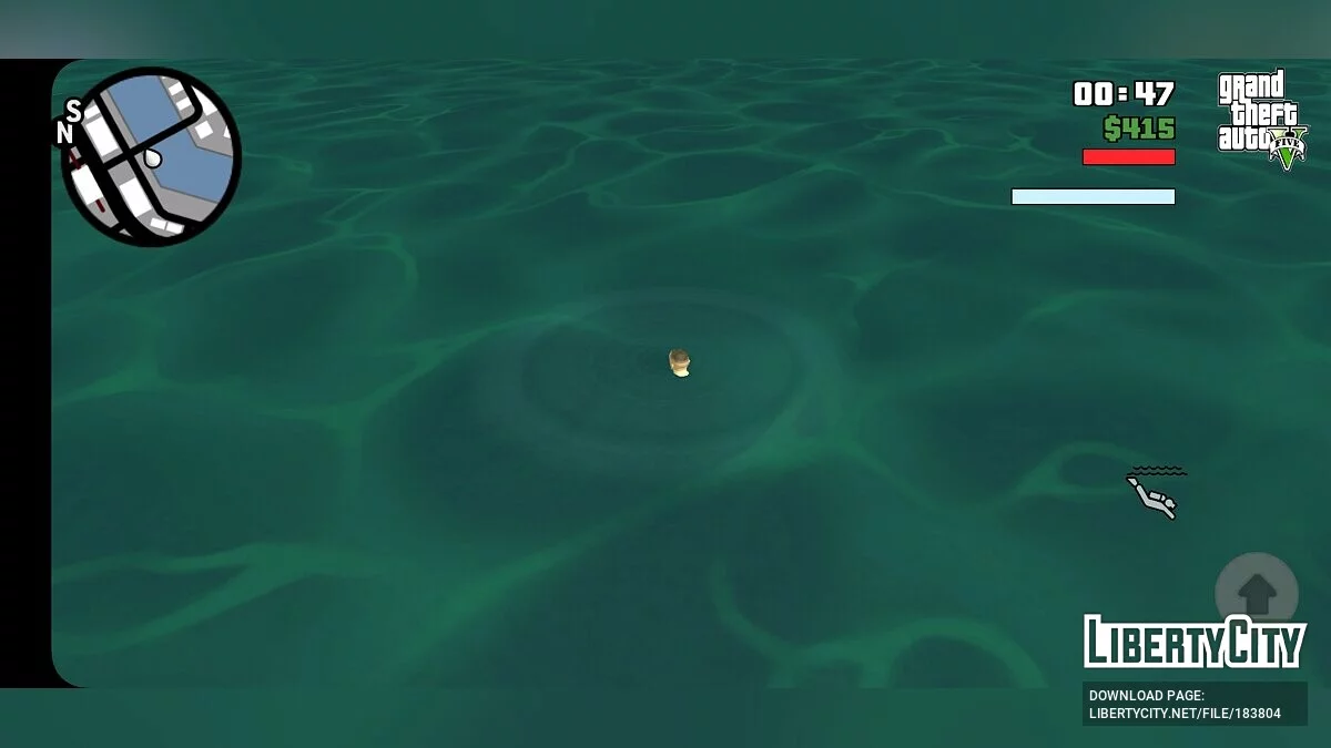 Nouvelle texture d'eau / GTA San Andreas (iOS, Android)