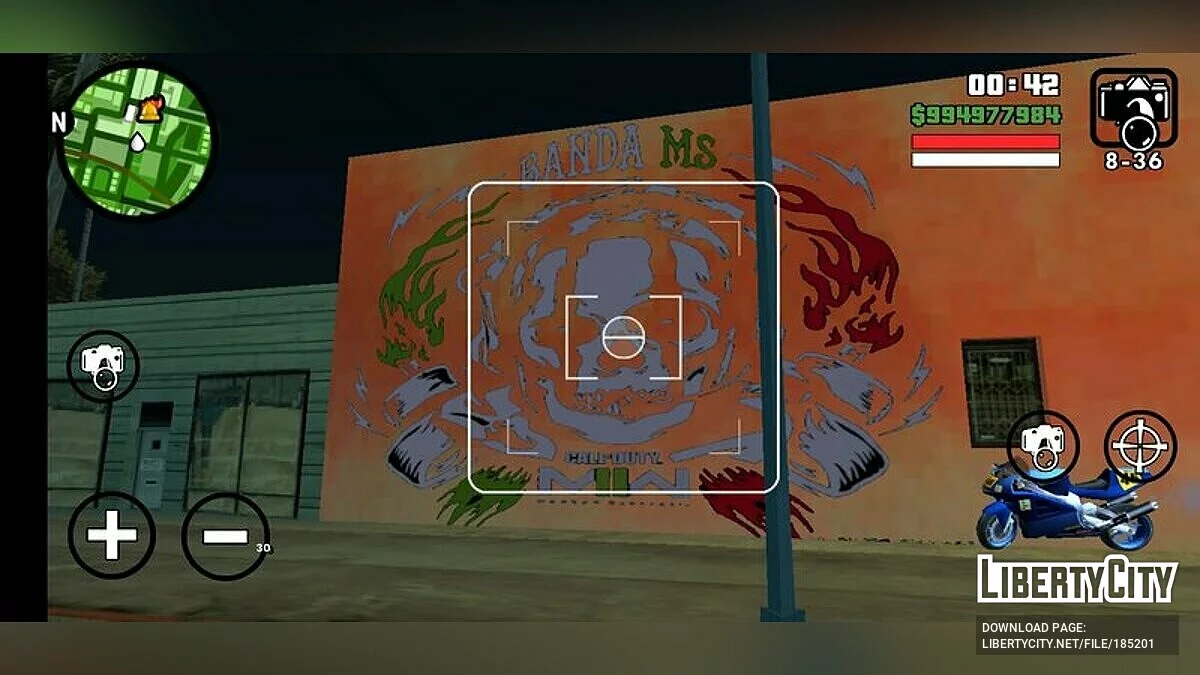 Mural Banda MS (Ghost Cod MW2) / GTA San Andreas (iOS, Android)