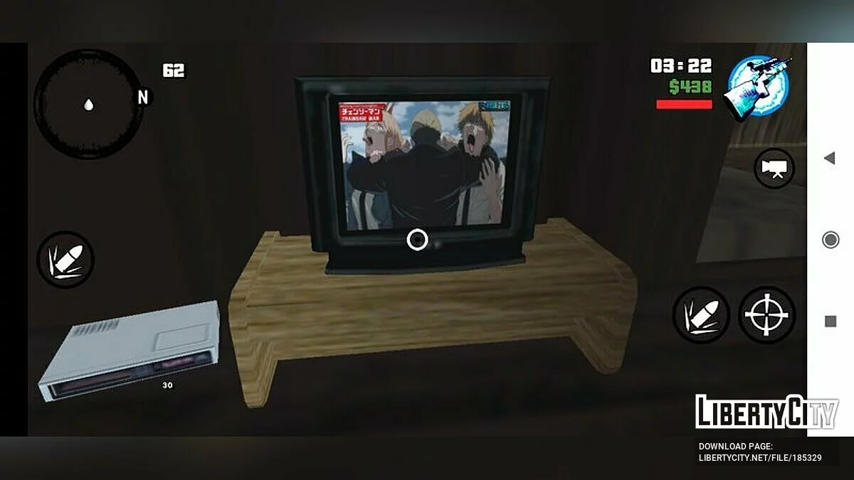 Nuevas texturas de televisión / GTA San Andreas (iOS, Android)