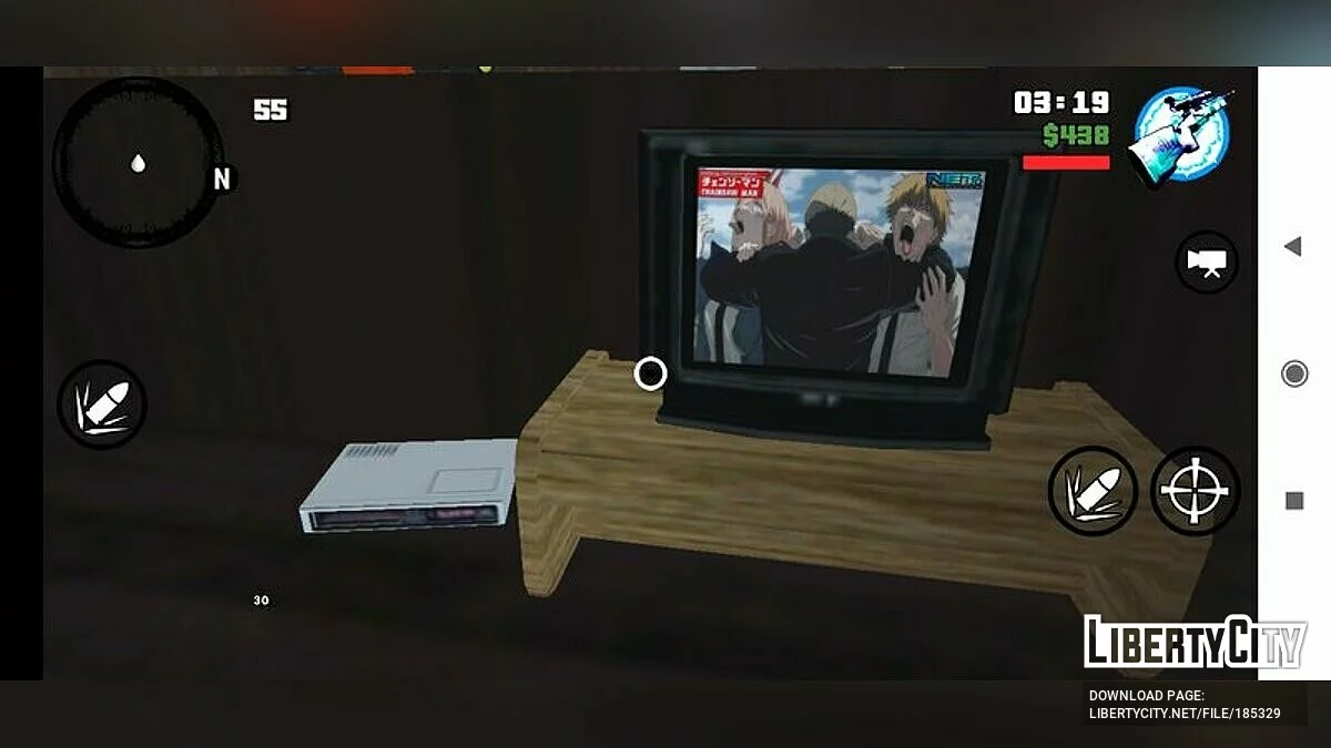 Nuevas texturas de televisión / GTA San Andreas (iOS, Android)