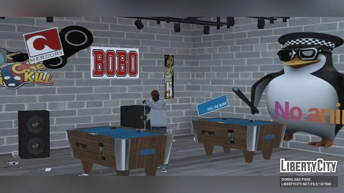 Tekstur Baru untuk Bar di Grove Street / GTA San Andreas (iOS, Android)
