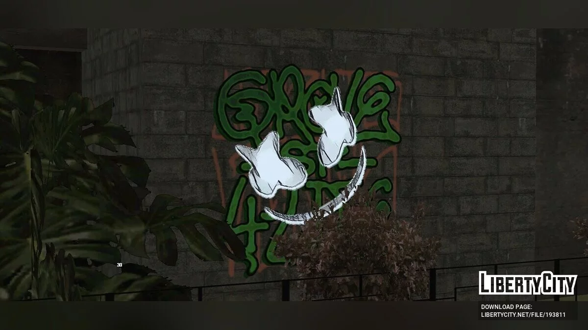 Графіті Marshmello / GTA San Andreas (iOS, Android)