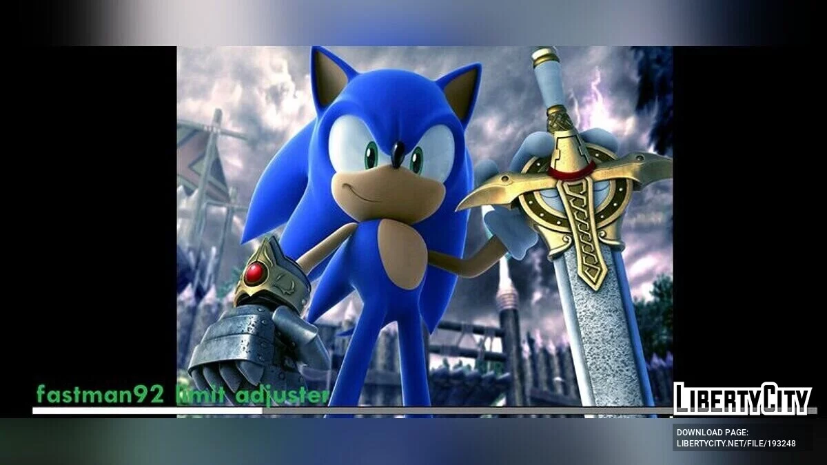 Menu et écran de chargement - Sonic The Hedgehog / GTA San Andreas (iOS, Android)
