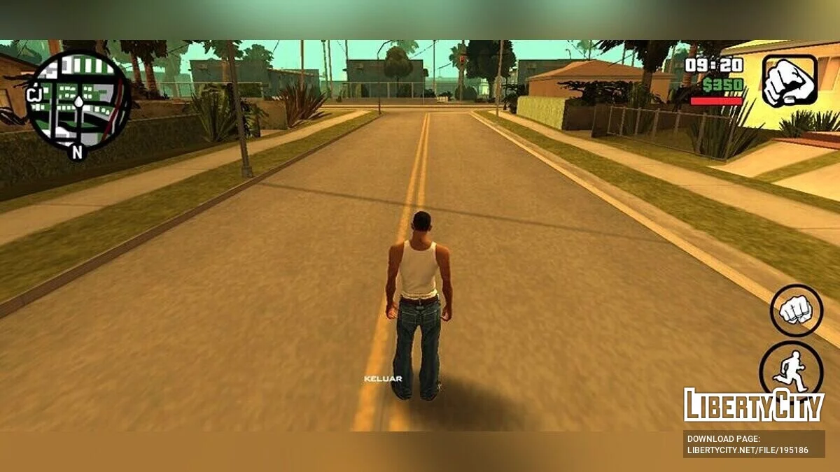 نسيج الطريق من PS2 / GTA سان أندرياس (iOS، أندرويد)
