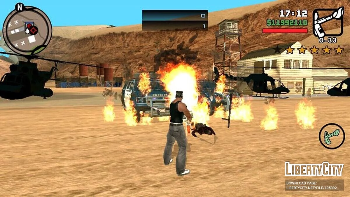 Effets originaux de GTA 5 / GTA San Andreas (iOS, Android)