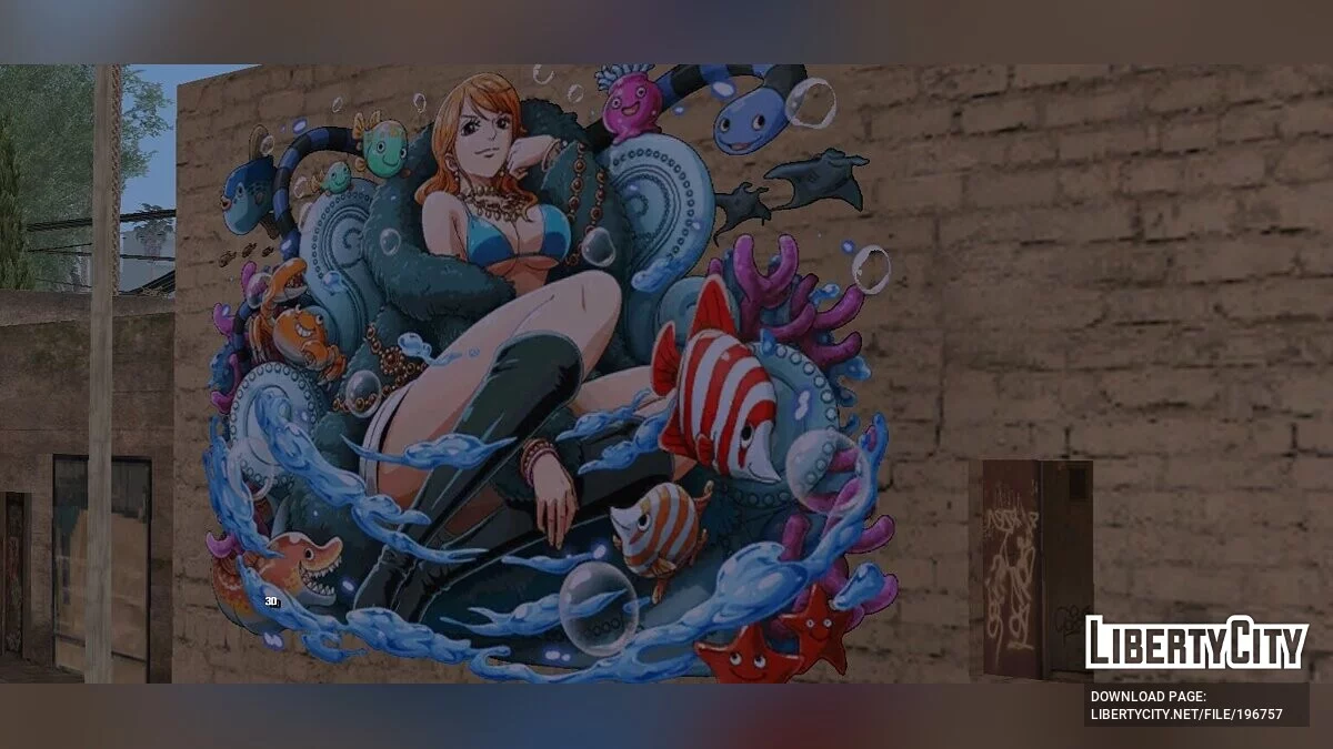 Mural Nami / GTA San Andreas (iOS, Android)