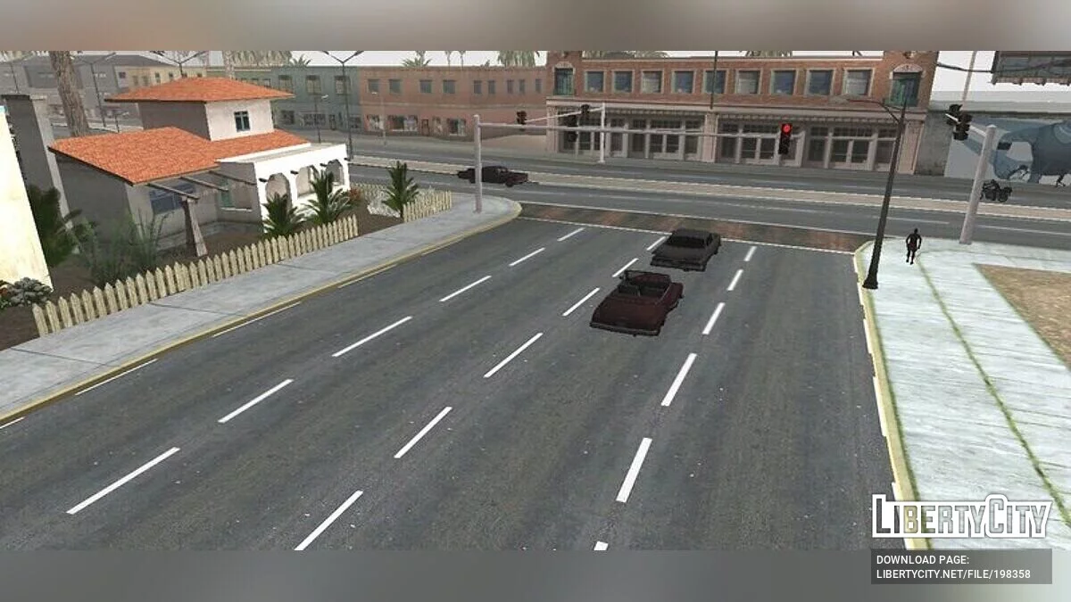 طريق جديد على طراز GTA 5 / GTA سان أندرياس (iOS، أندرويد)