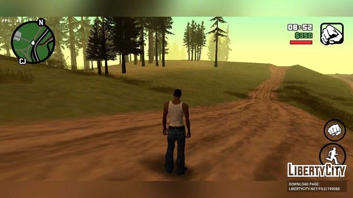 قوام الصحراء والعشب من PS2 / GTA سان أندرياس (iOS، أندرويد)