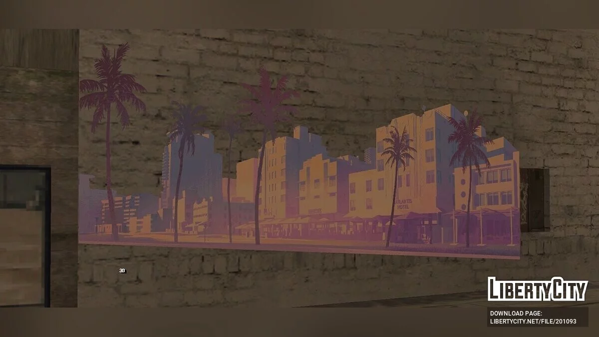 جدارية مع GTA 6 / GTA سان أندرياس (iOS، أندرويد)