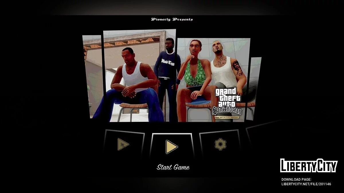 Нові текстури меню / GTA San Andreas (iOS, Android)