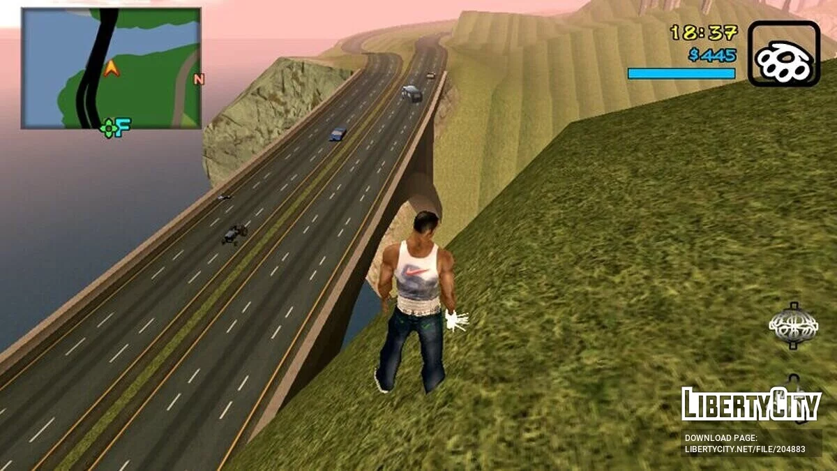 HD sidewalks and roads / GTA San Andreas (iOS, Android)