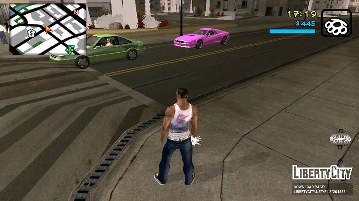 HD sidewalks and roads / GTA San Andreas (iOS, Android)