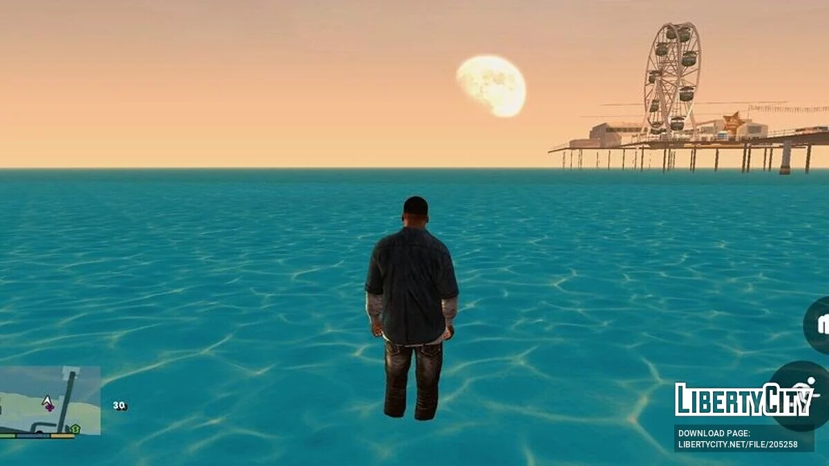 Retexture de l'eau / GTA San Andreas (iOS, Android)